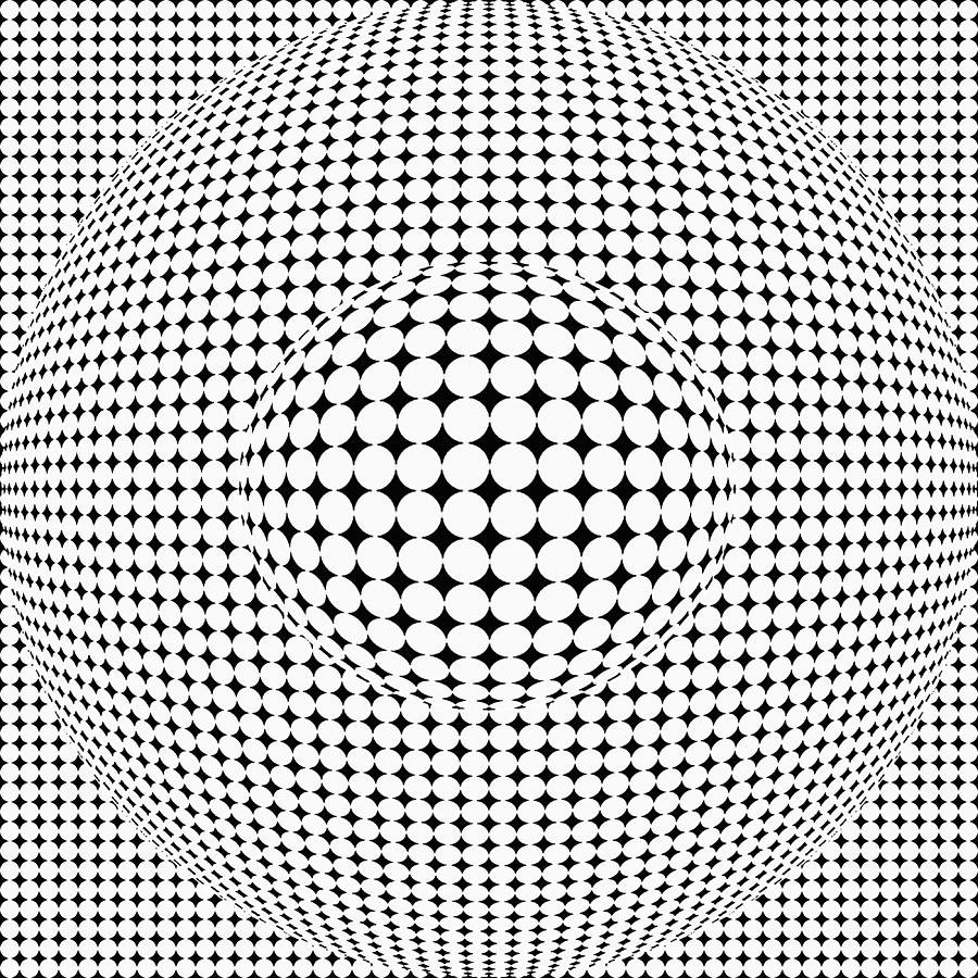 Раскраска иллюзия