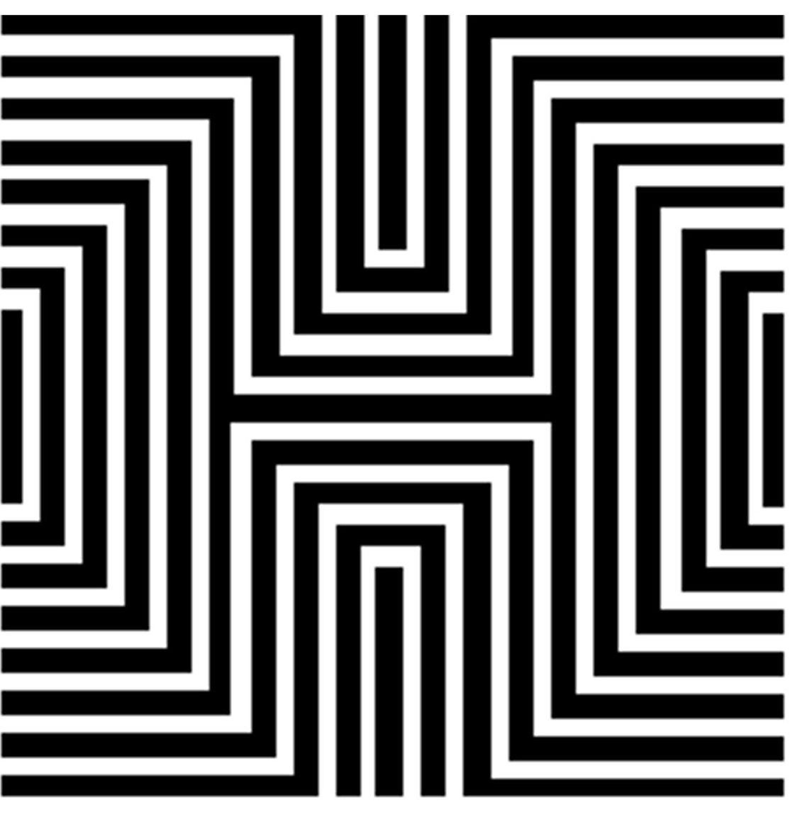 Оптические иллюзии черно белые для детей