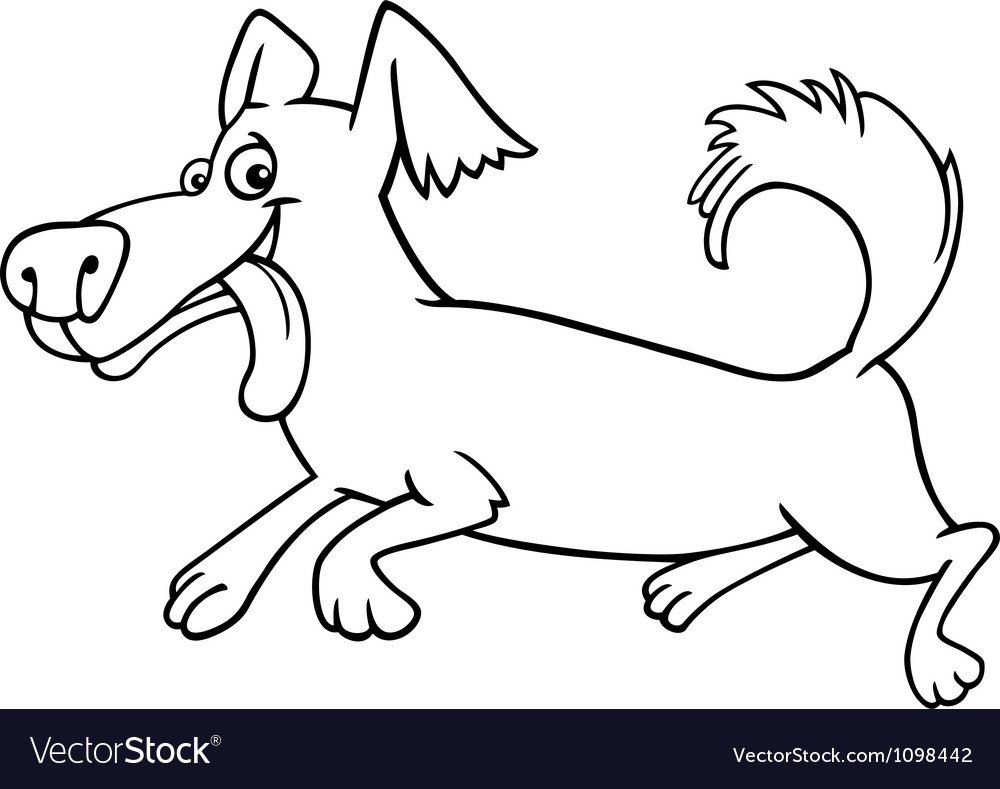 Собачка с хвостиком раскра