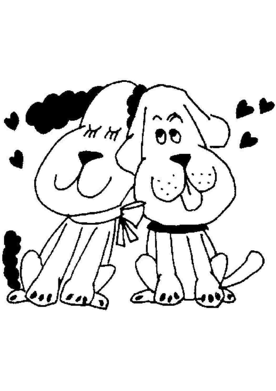 Собачка Соня раскраска