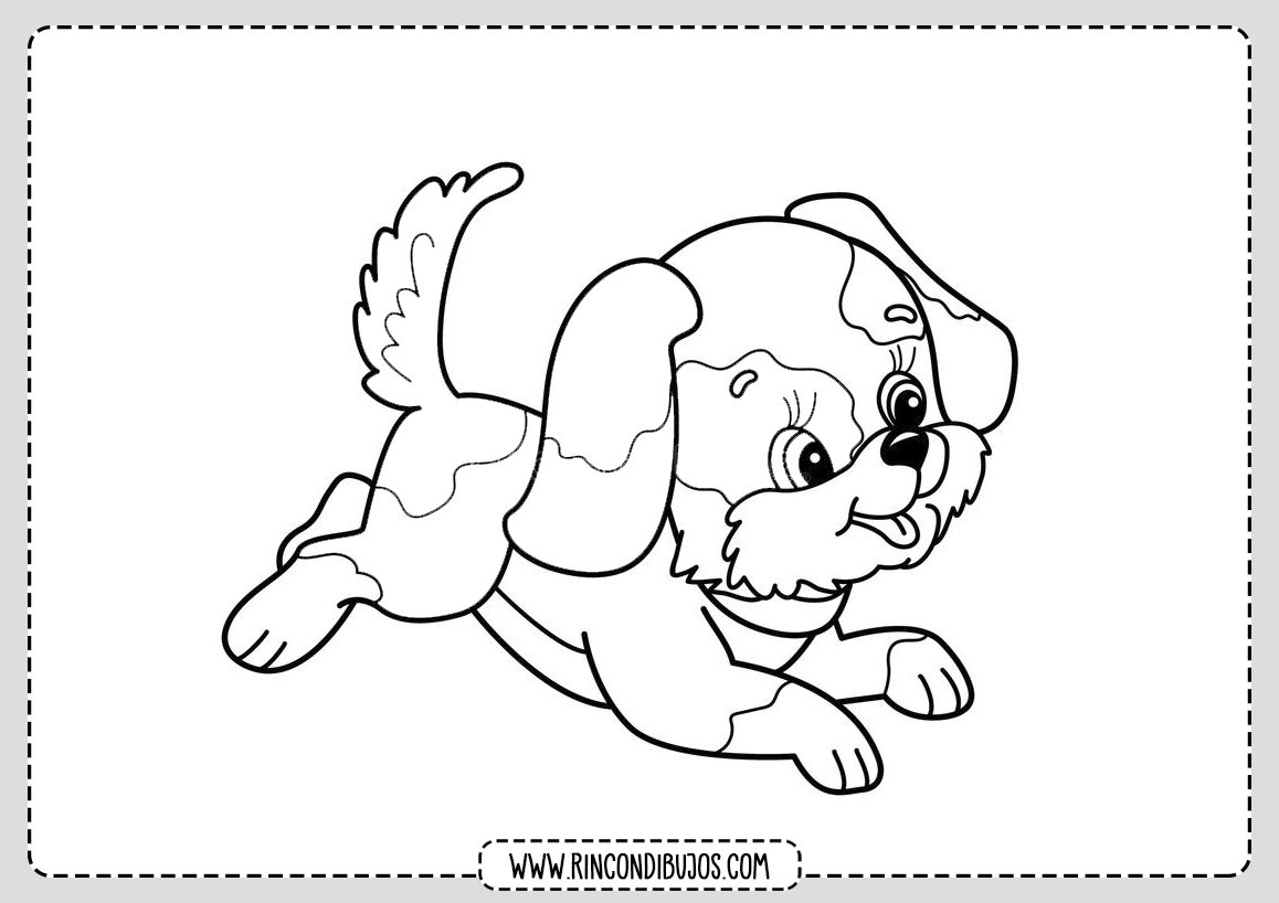 Раскраска сказочные щенки