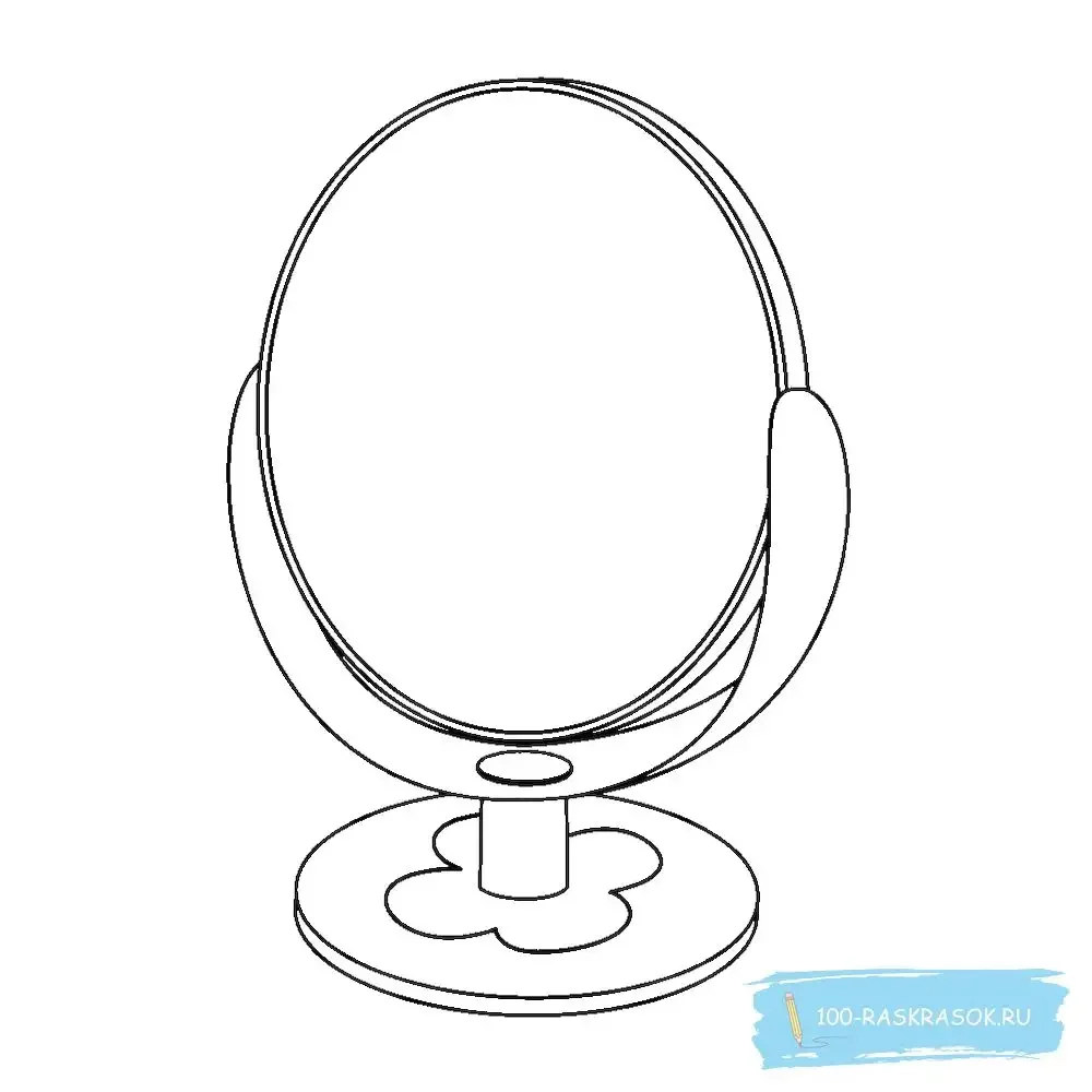 Зеркало для раскрашивания