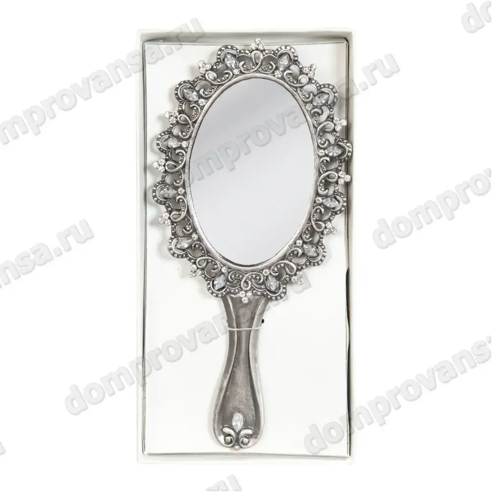 Зеркало с ручкой 10х23см (130861)