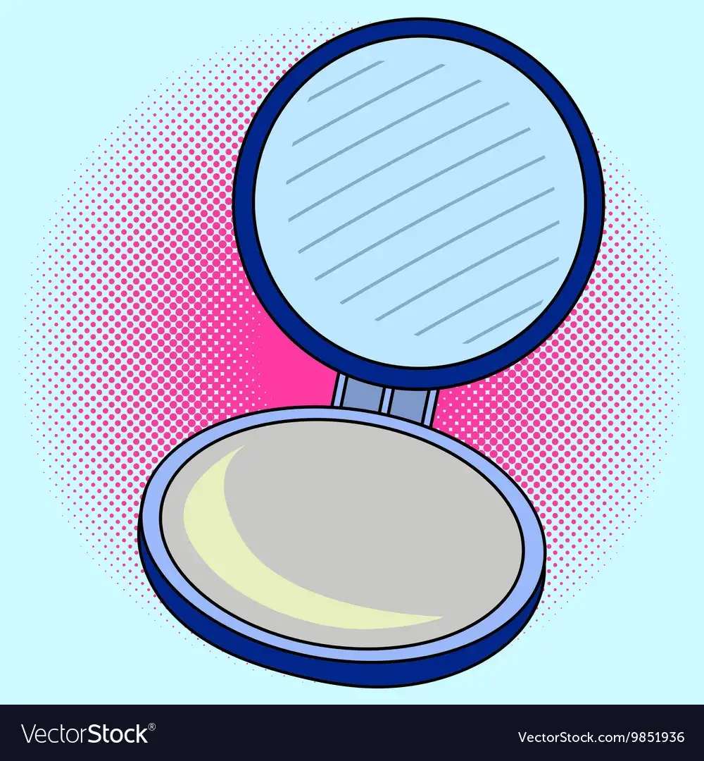 Зеркальце в стиле поп арт