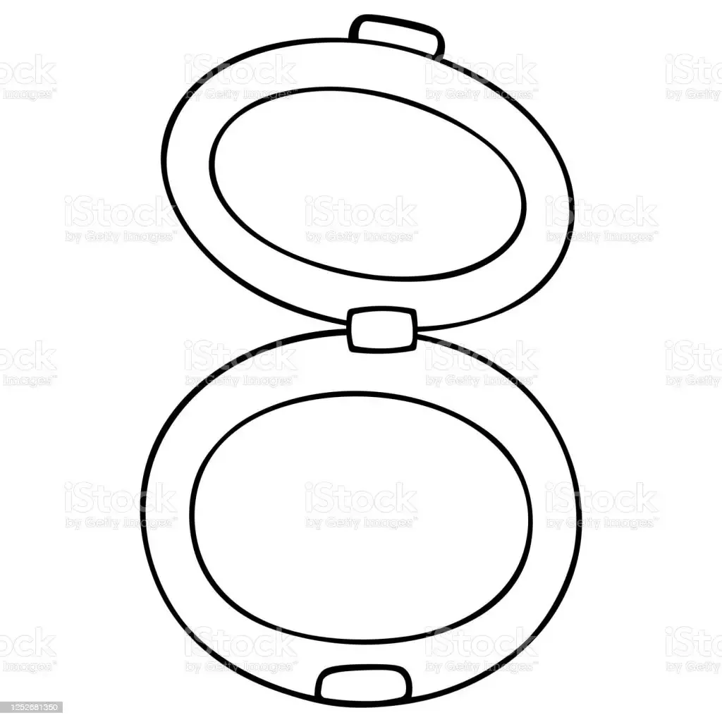 Эскиз карманного зеркала