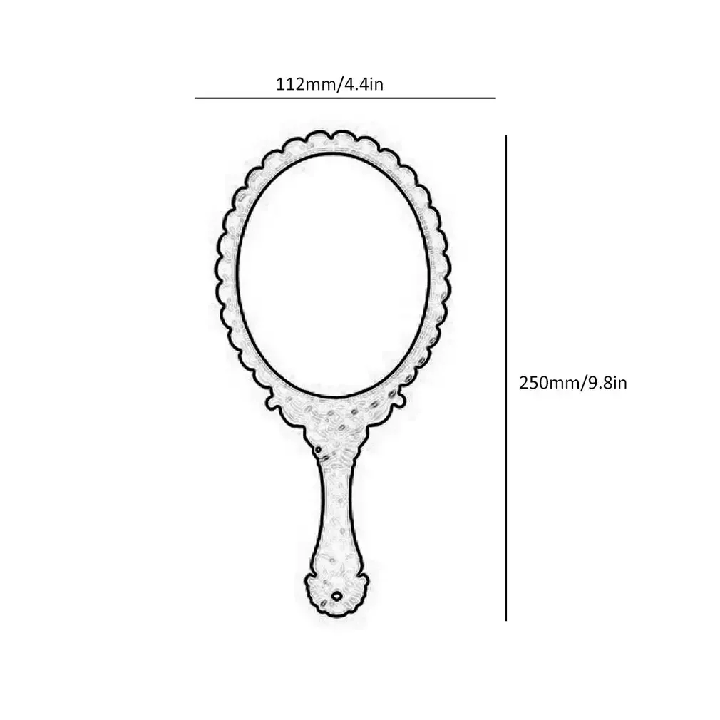 Зеркало с ручкой для детей
