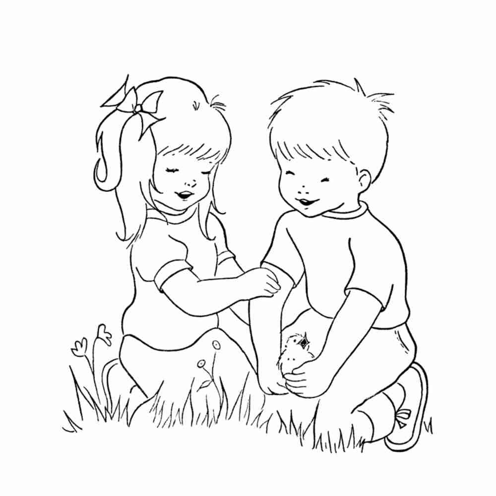 Раскраски для детей дом семья