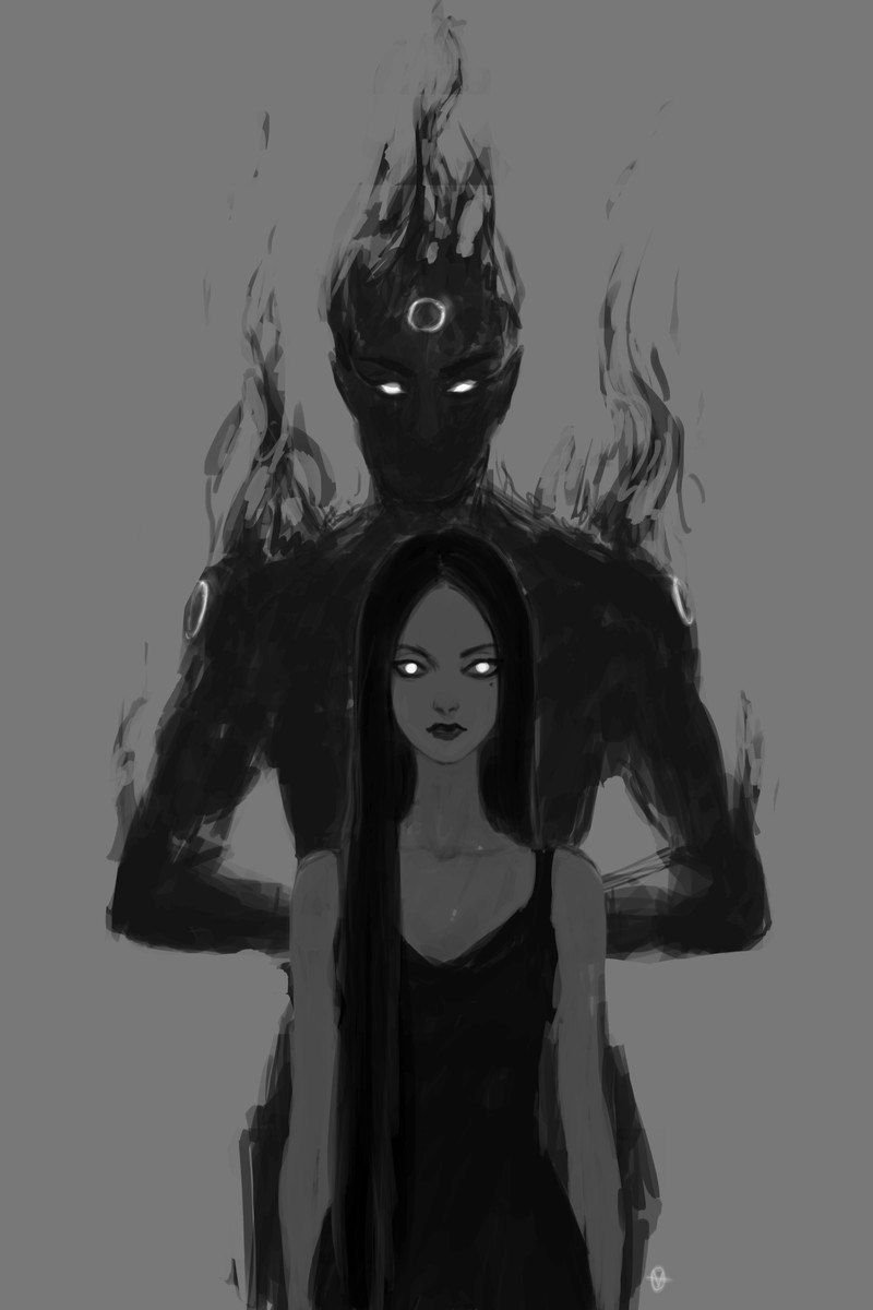 Аниме Эстетика черно белый