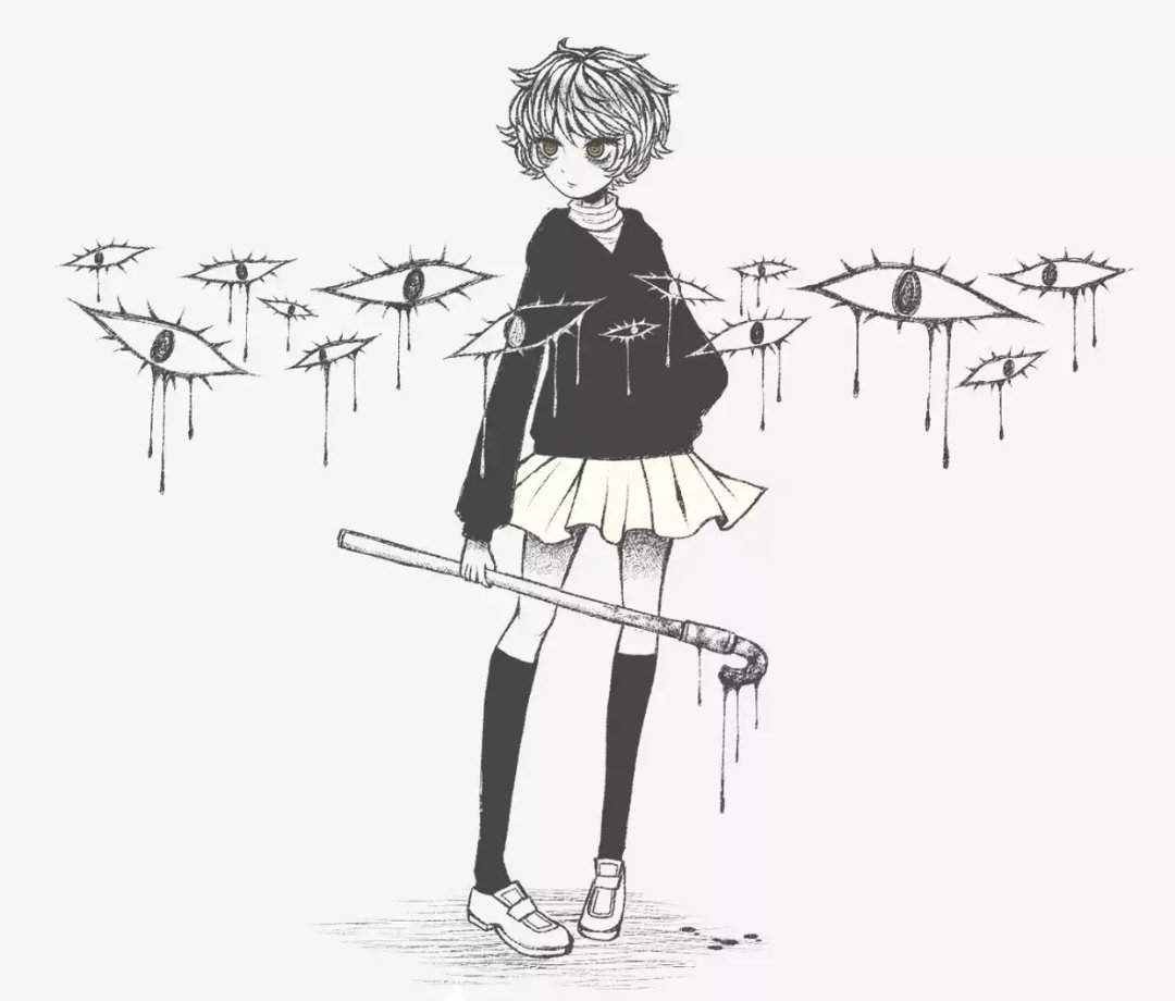 Чёрно-белая Эстетика аниме