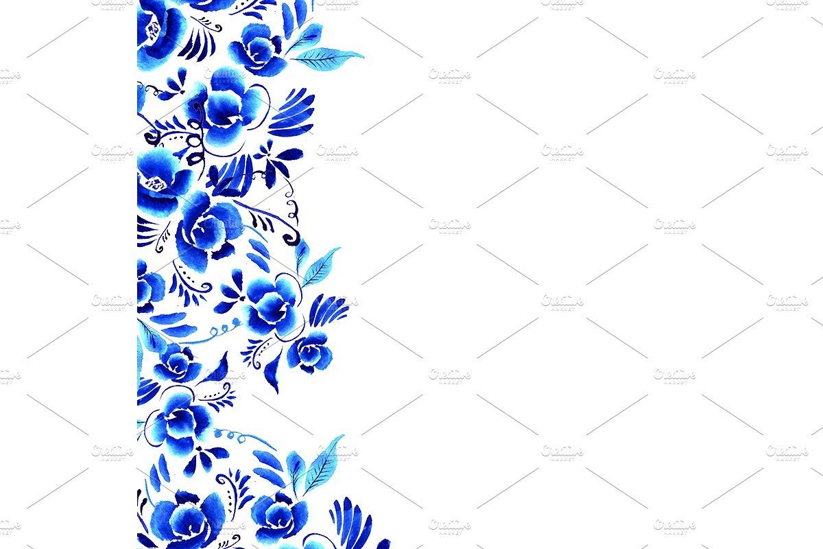 Гжель орнамент