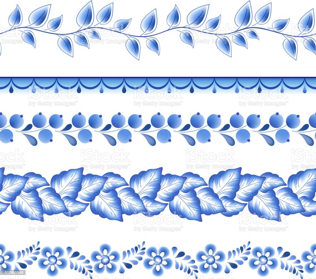 Гжель Хохлома