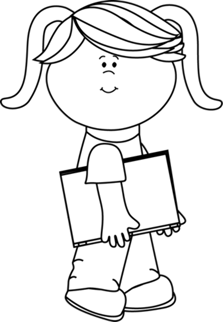 Школа карточка черно белая