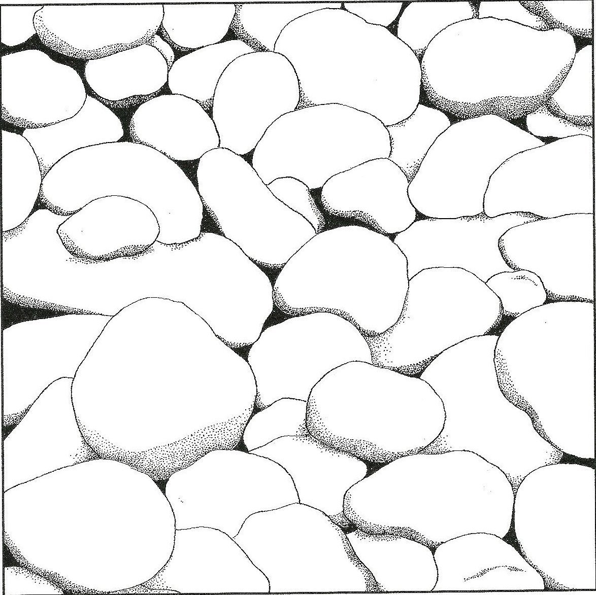 Мандала из гальки