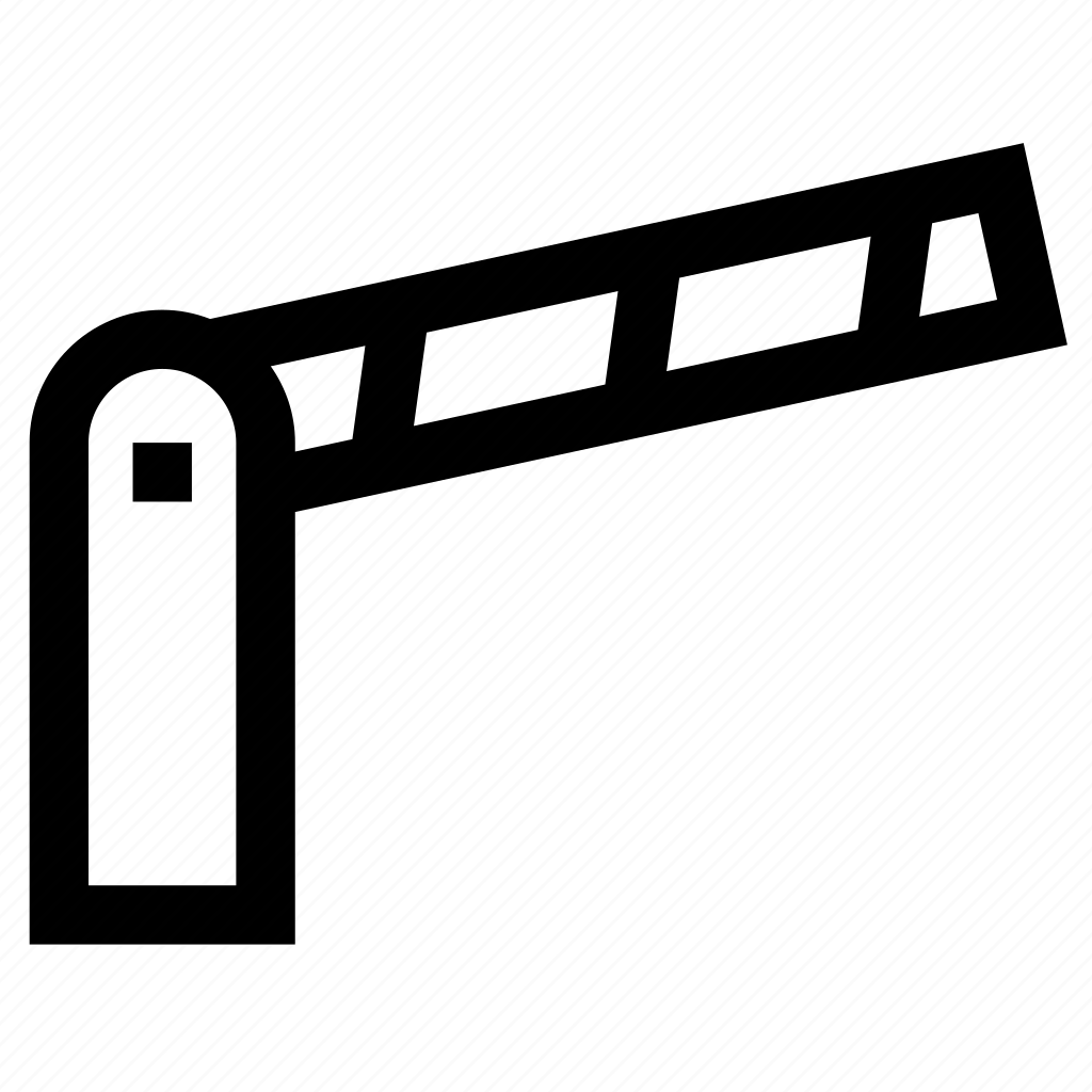 Условное обозначение шлагбаума