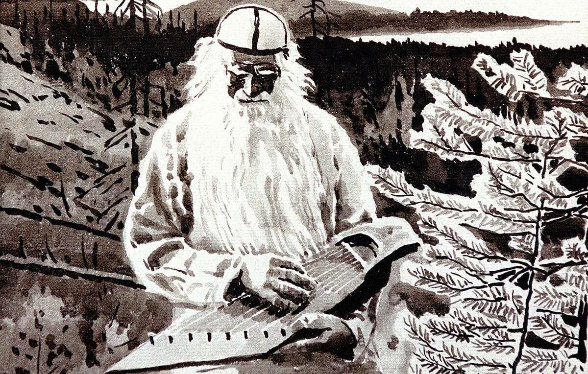 Карельские сказки иллюстрации Брюханова