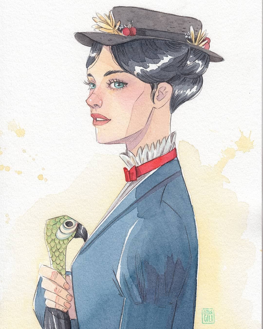 Портрет Мэри Поппинс