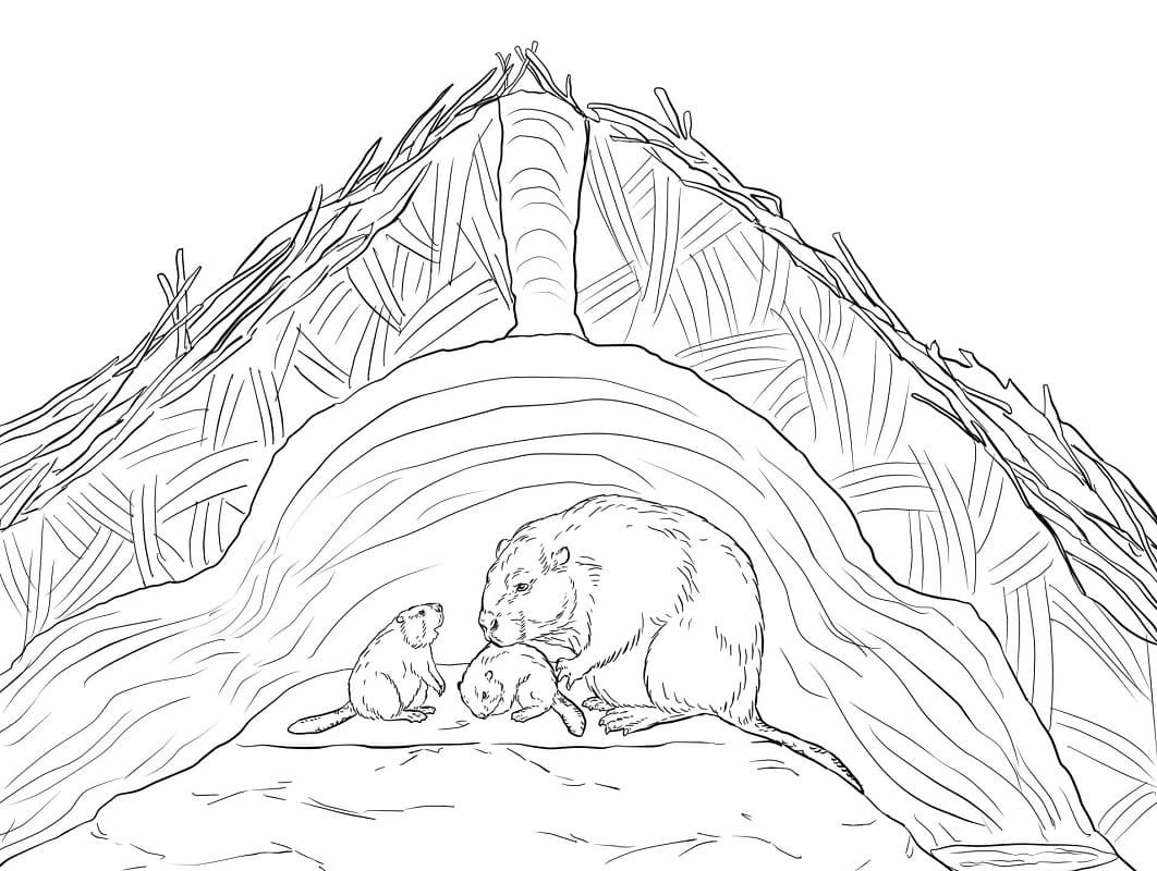 Пещера раскраска для детей