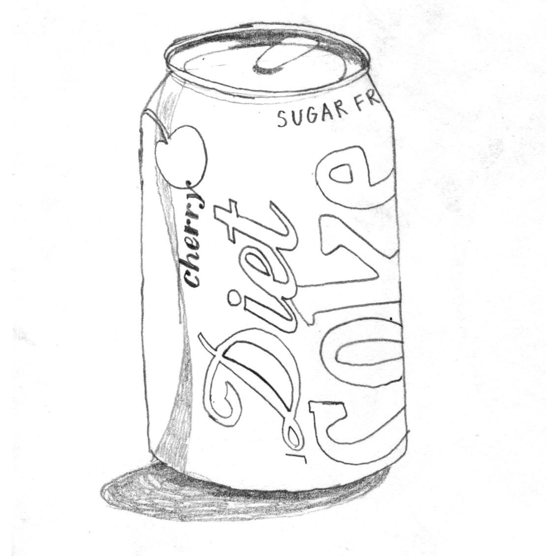 Раскраска пепси кола для детей