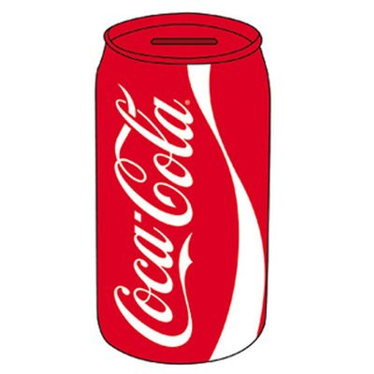 Трафарет бутылка колы