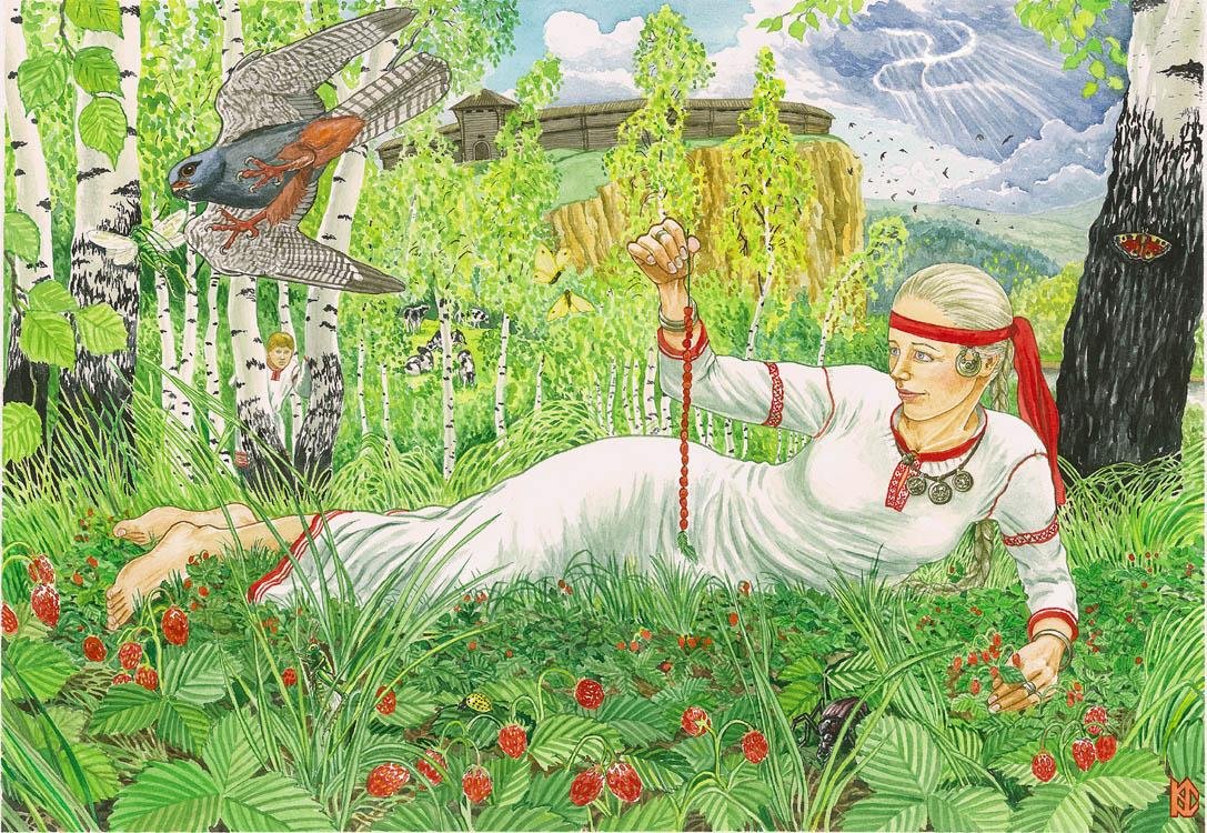 Художник Николай Фомин "Верба".