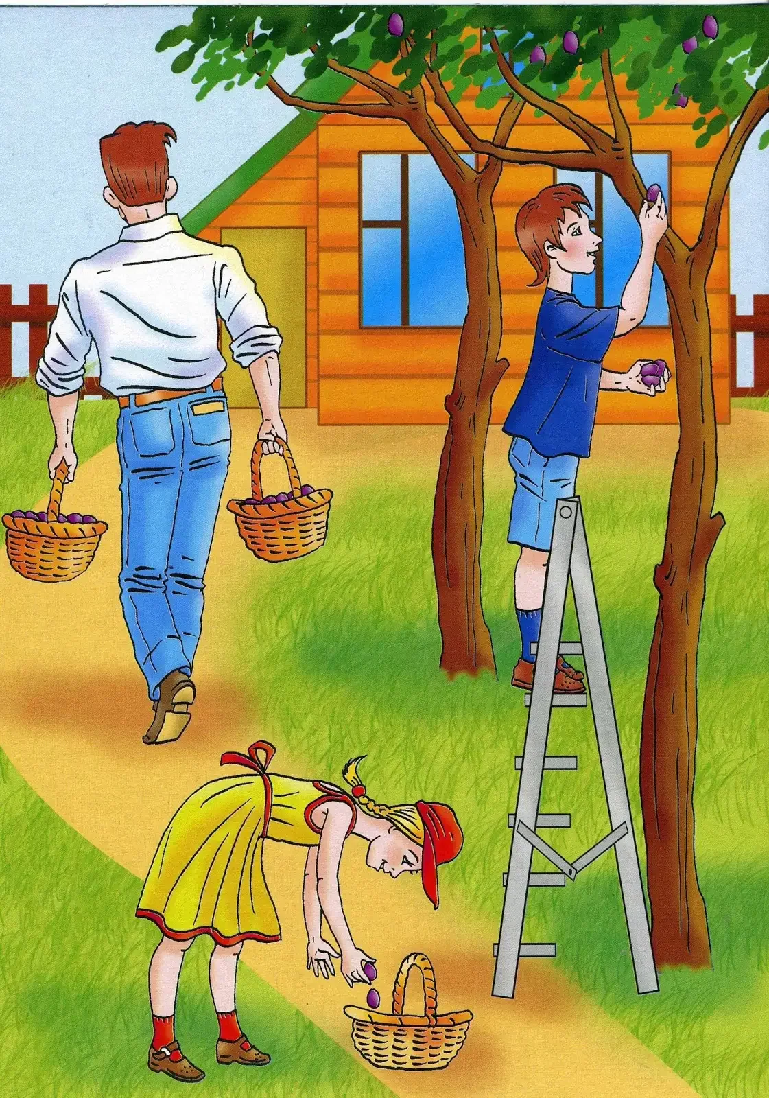 Труд взрослых весной