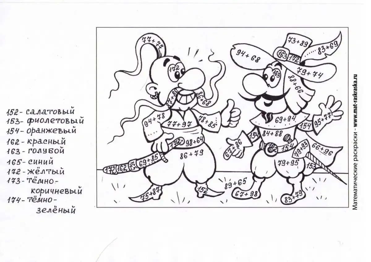 Математическая раскраска