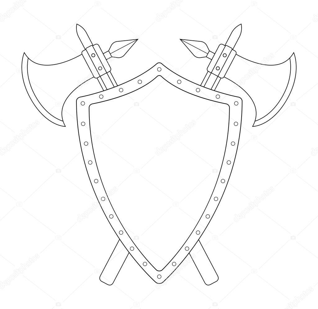 Образ русского богатыря с мечом