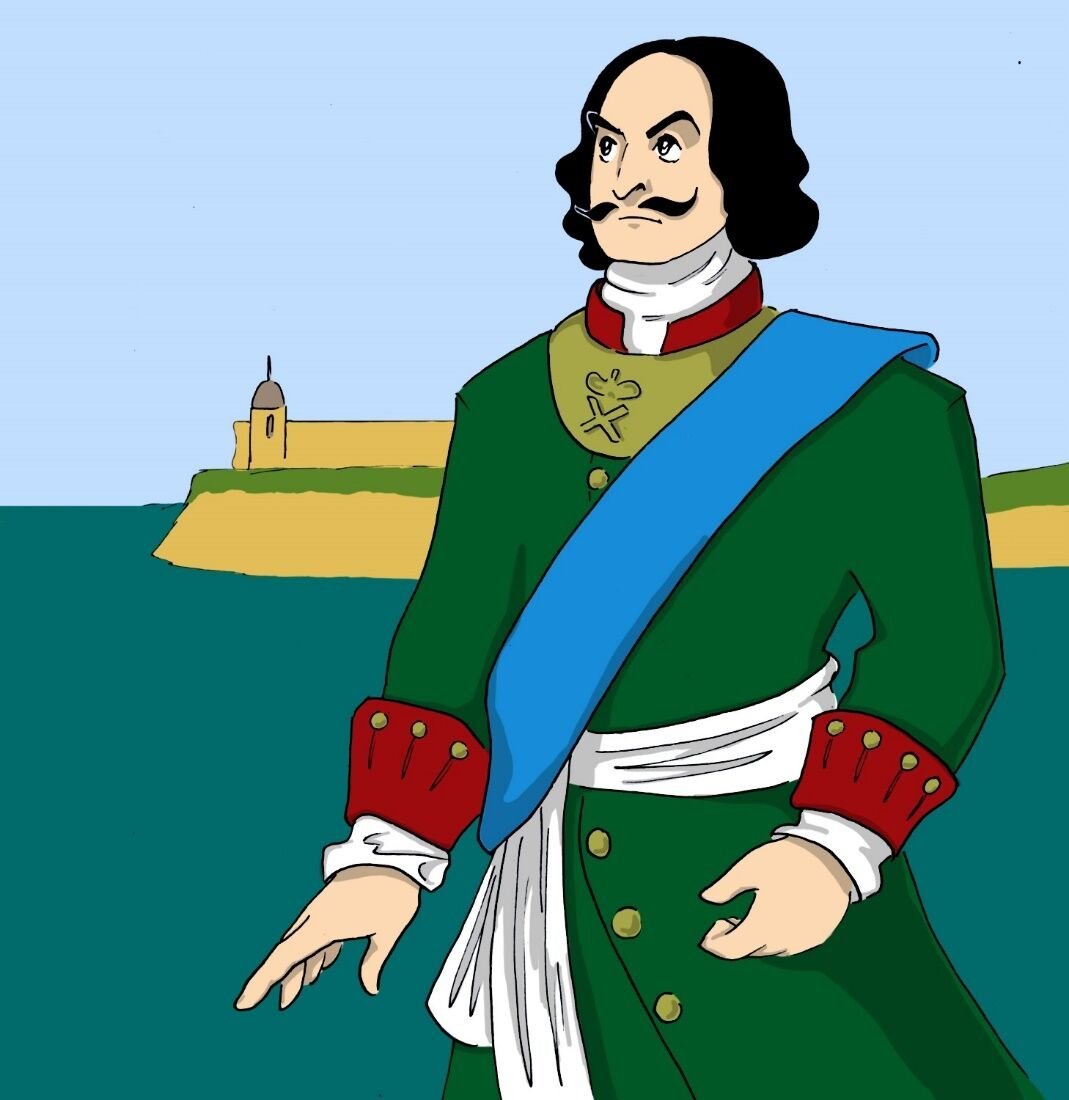 Исторический костюм раскраска