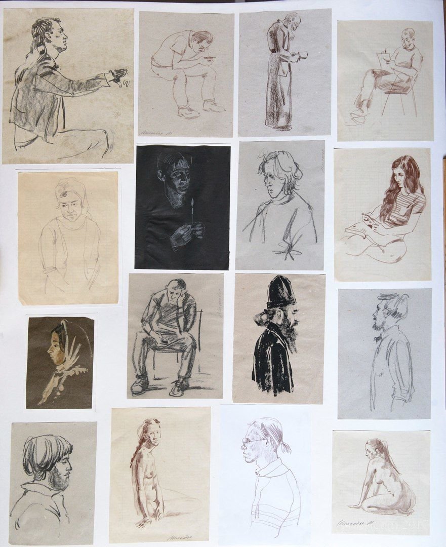 Илья Репин Наброски