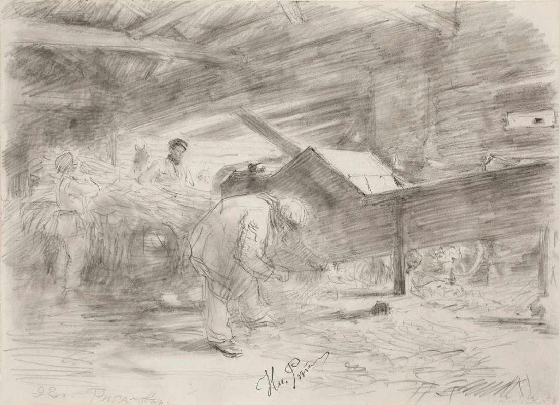 Илья Репин натурщик