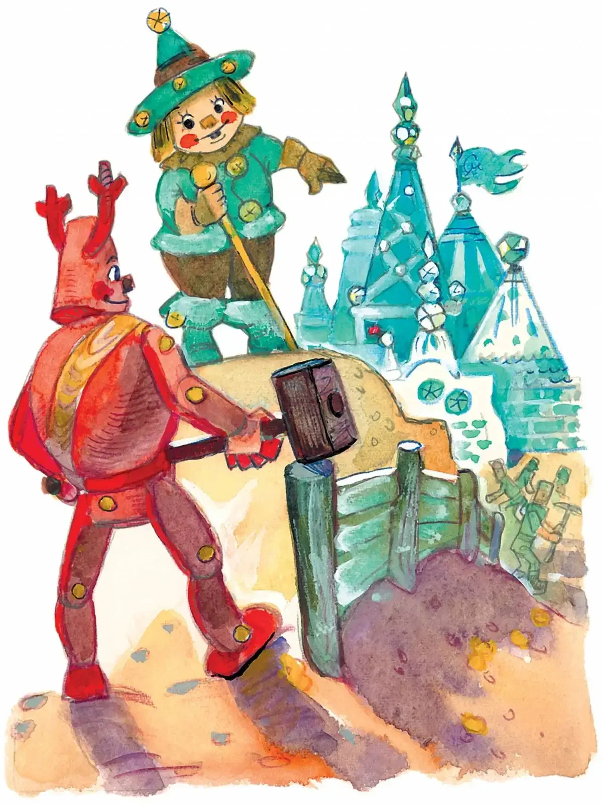 Волшебник изумрудного города слев