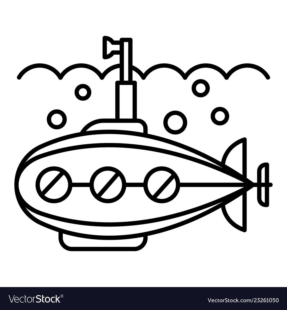 Подводная лодка зимой рисунок