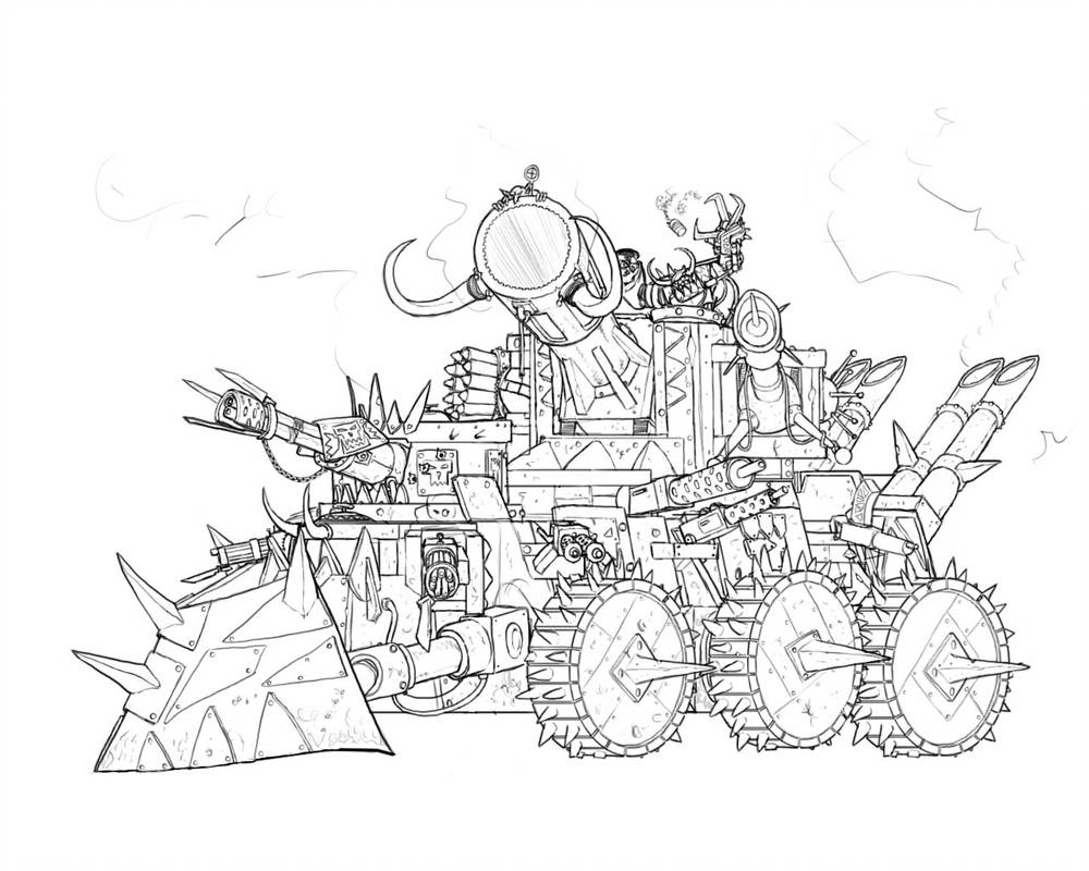 Вархаммер 40000 орки вектор