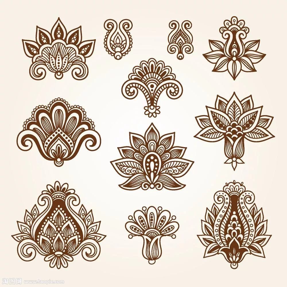 Орнаменты. Раскраска