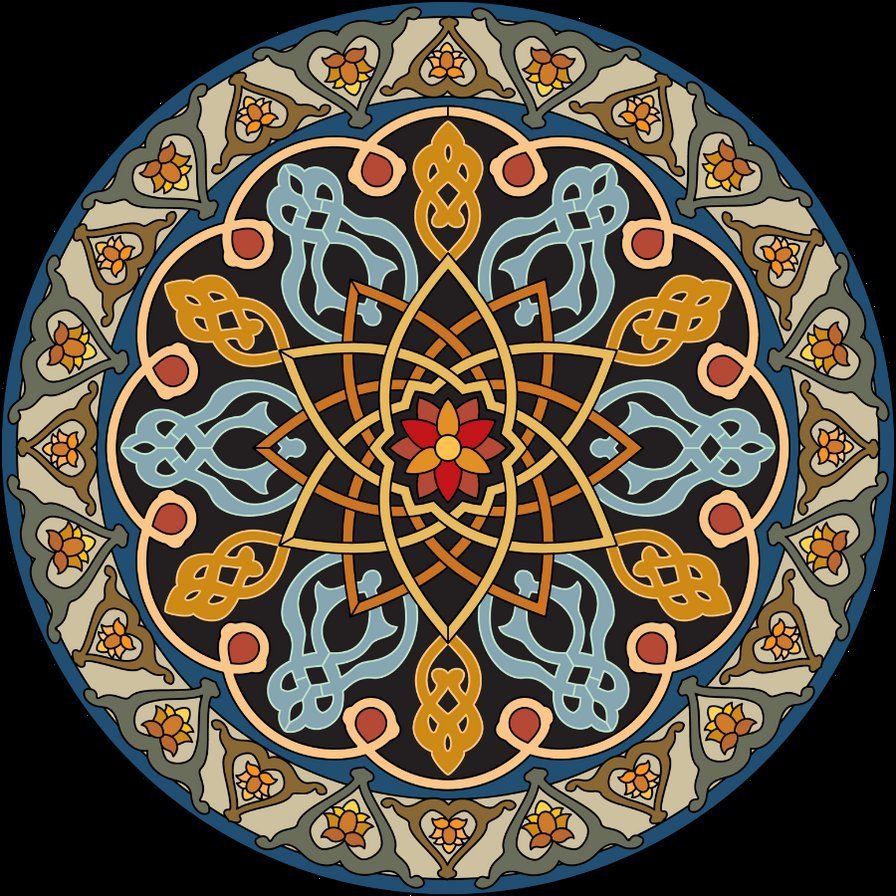 Турецкий орнамент в полосе