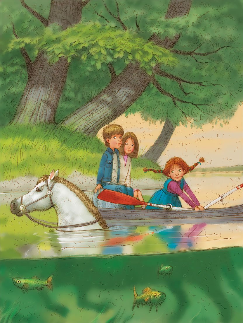 Пеппи длинный чулок иллюстрации арсена джаникяна