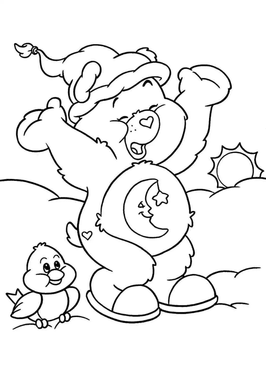 Раскраска Маша и медведь новый год