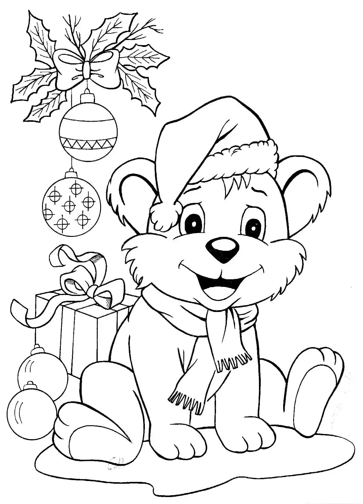 Раскраска. Новый год