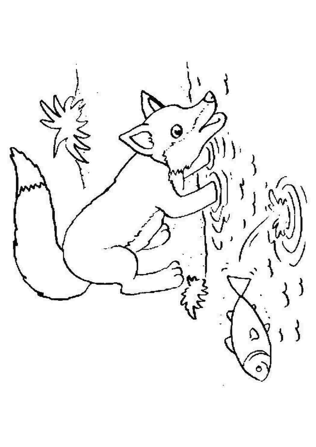 Кот и лиса картинки к сказке