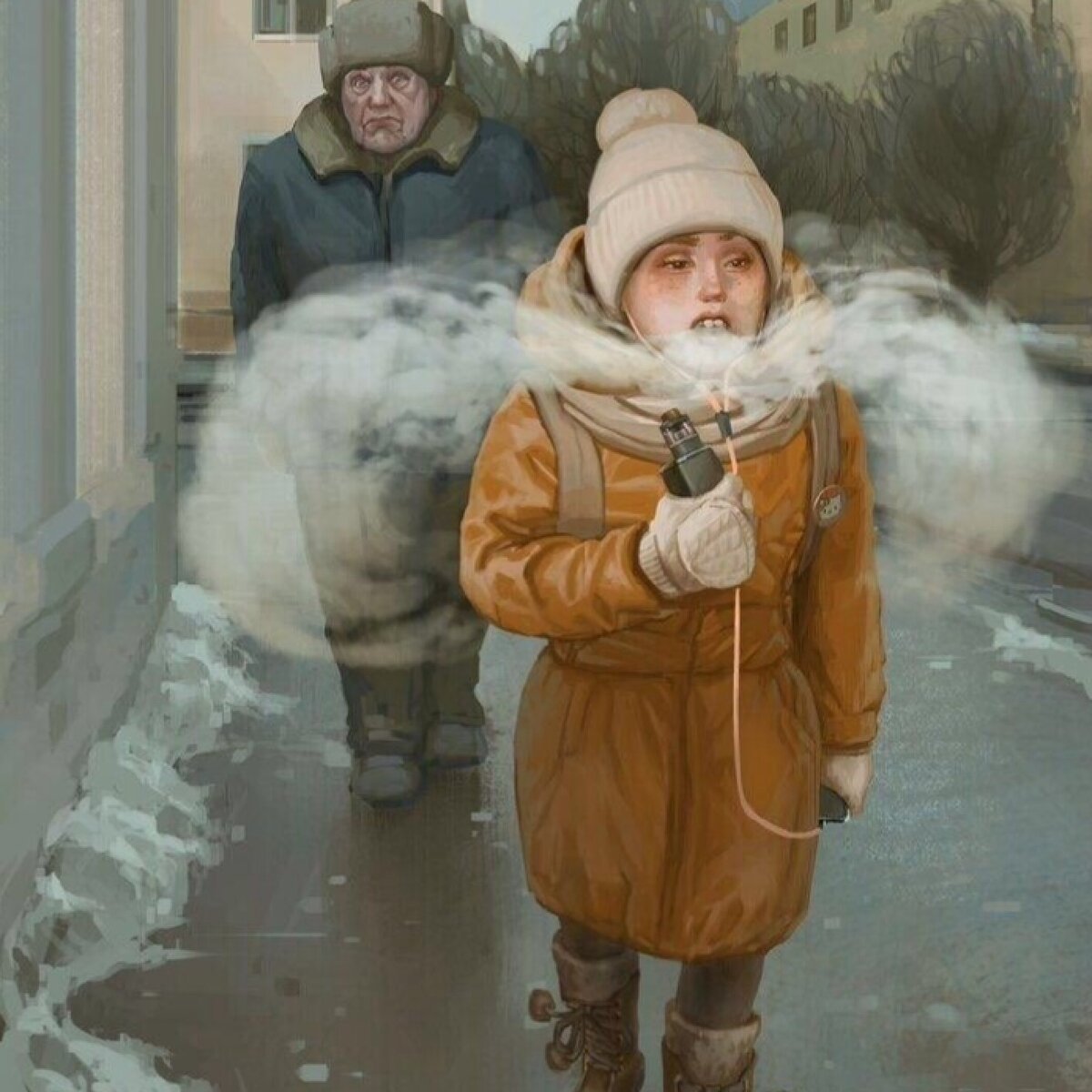 Иллюстратор Семенов трое в лодке