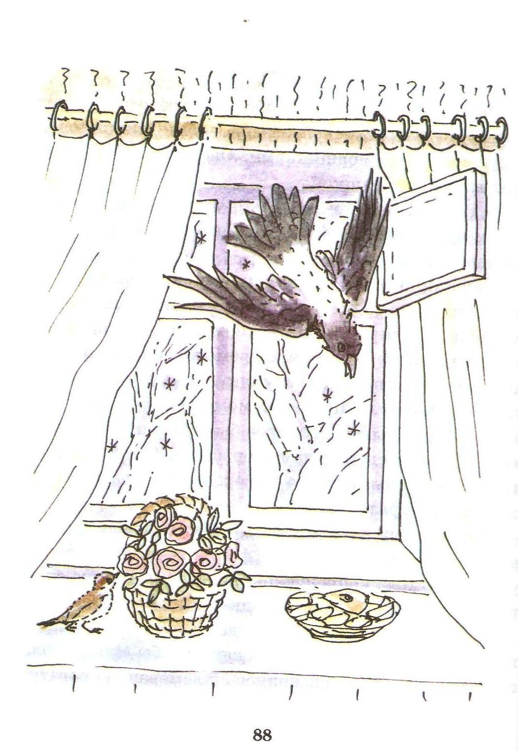 Воробей на дереве