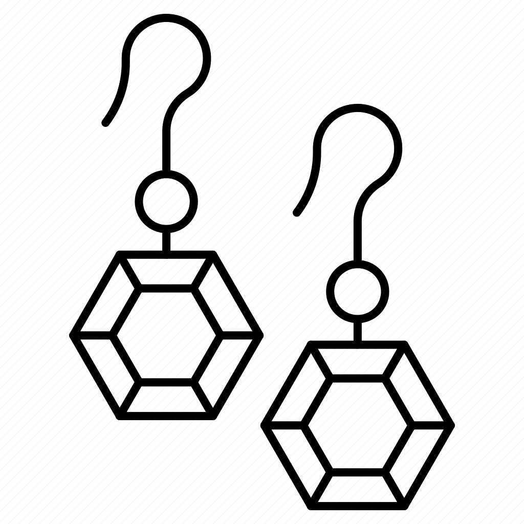 Серьги вектор