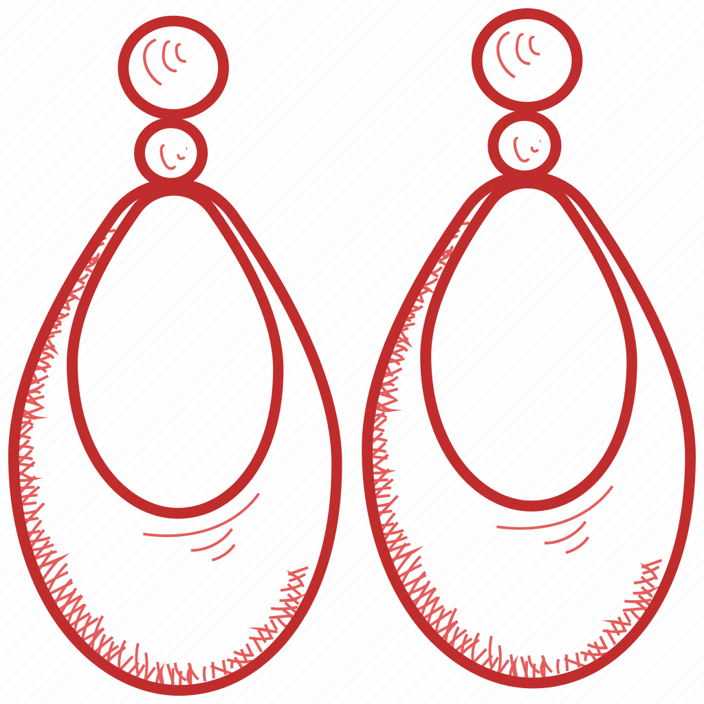 Раскраска серьги