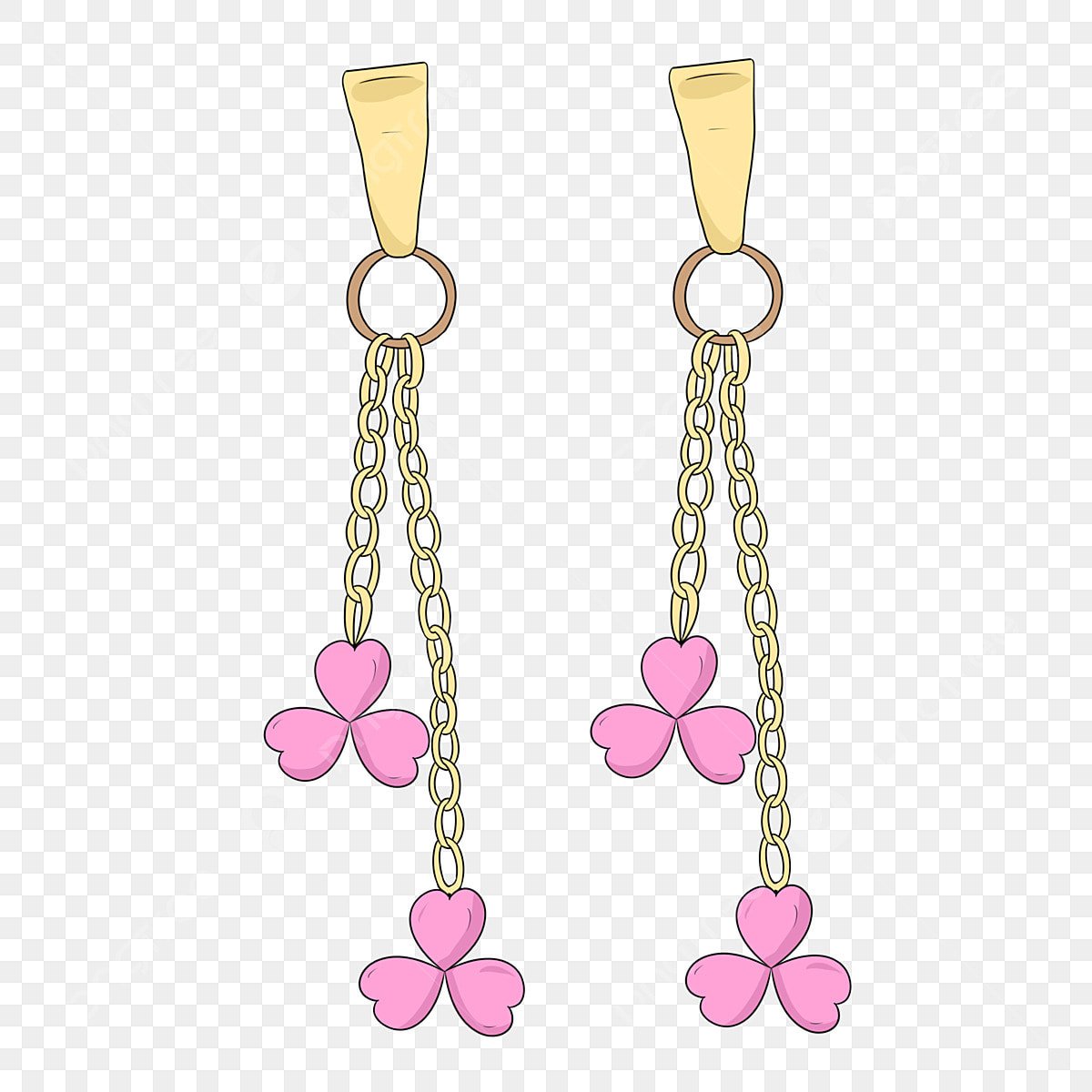 Сережки для рисования