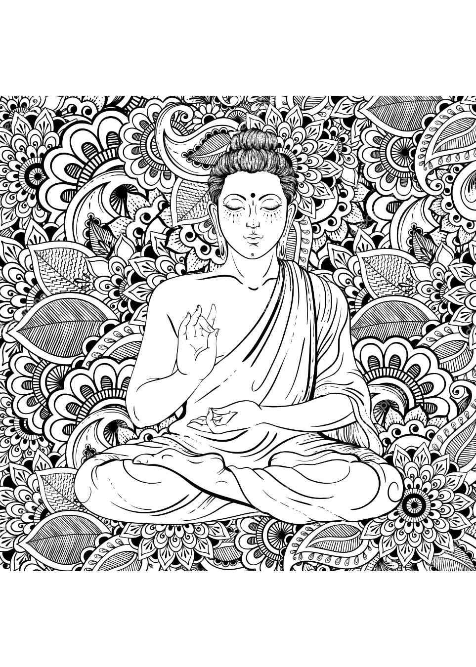 Будда Мандала вектор