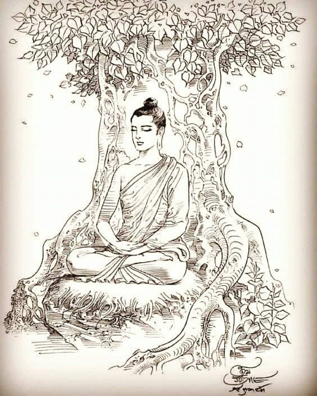 Рисунок Будды в буддизме