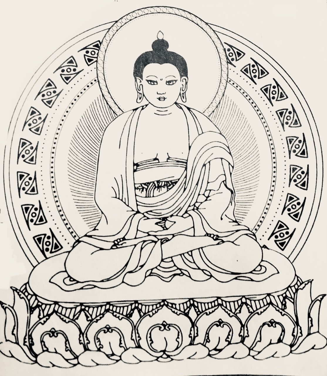 Рисунок на тему буддизм