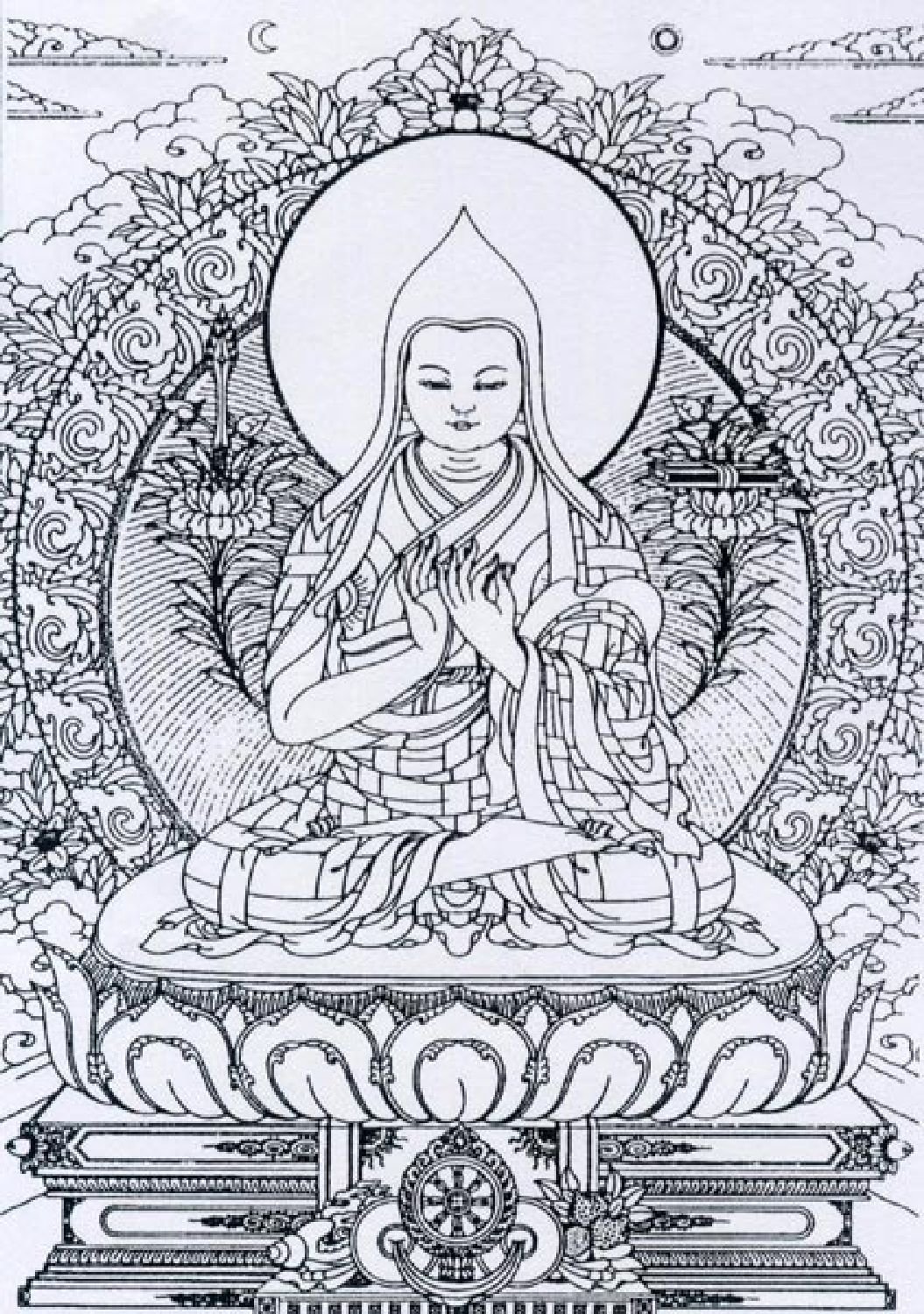 Буддизм карандашом