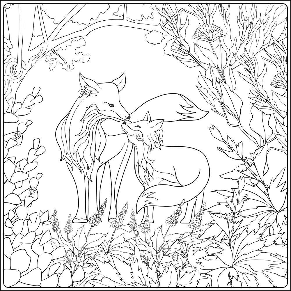 Рисунок к басне ворона и лисица