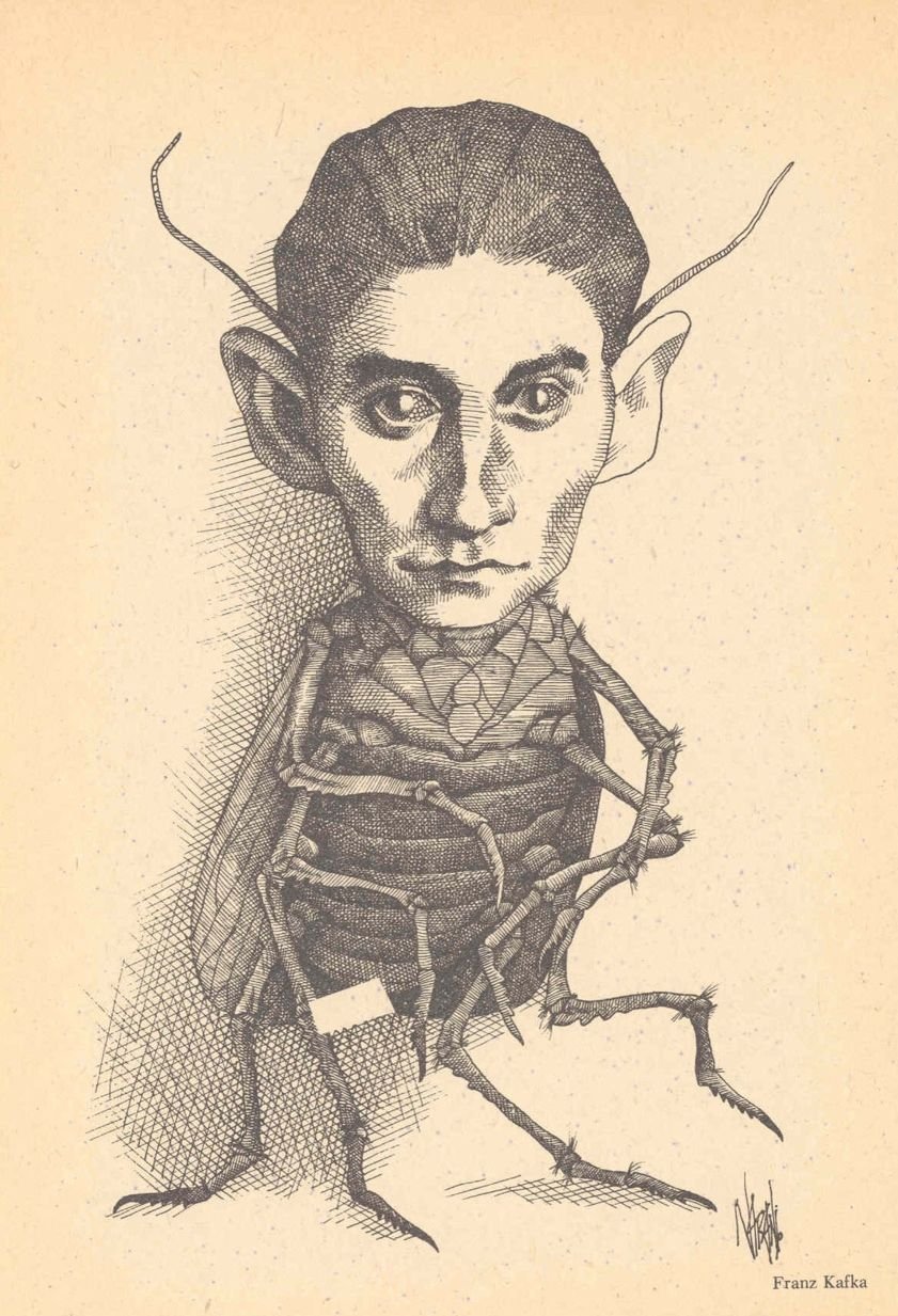 Иллюстрация к книге превращение Кафка